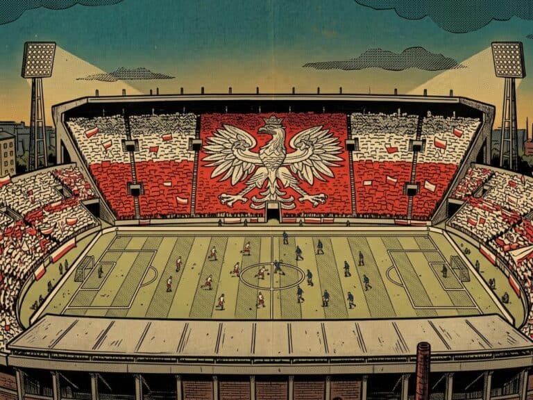 Stadion pełen polskich kibiców