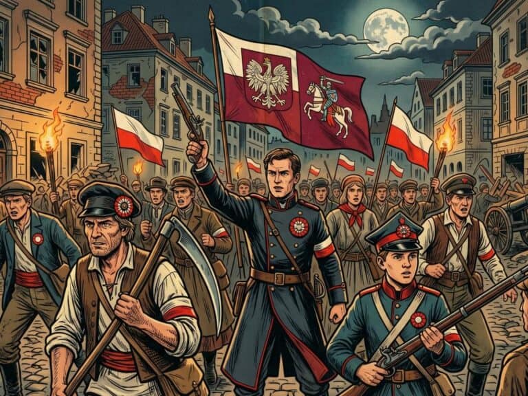 Powstańcy narodowi walczący o niepodległość